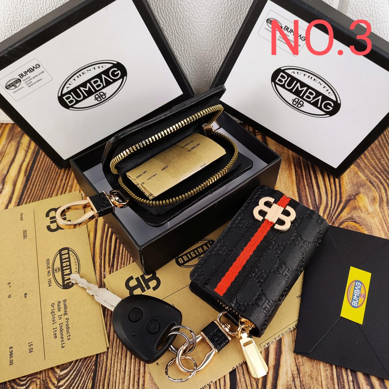 BAMBEG - GANTUNGAN KUNCI MOBIL / MOTOR DOMPET STNK SUPER PREMIUM + FREE BOX - TERLARIS!! DOMPET KUNCI GANTUNGAN KUNCI BUMBAG FREE BOX -  Elegan untuk Hadiah 191547