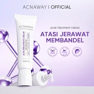 ACNAWAY Acne Treatment Cream – Obat Totol Jerawat Membandel | Krim Perawatan Wajah & Muka Berjerawat, Meradang & Memudarkan Bekas Jerawat with Sulfur + Salicylic Acid + Niacinamide