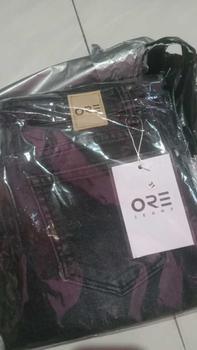 Product Review of ORE - CZ 930 Size 27-34 - Highwaist Strecht Cutbray Jeans Vintage Black Washed Slim-fitting Celana Kaki from 🧚**🧚 1