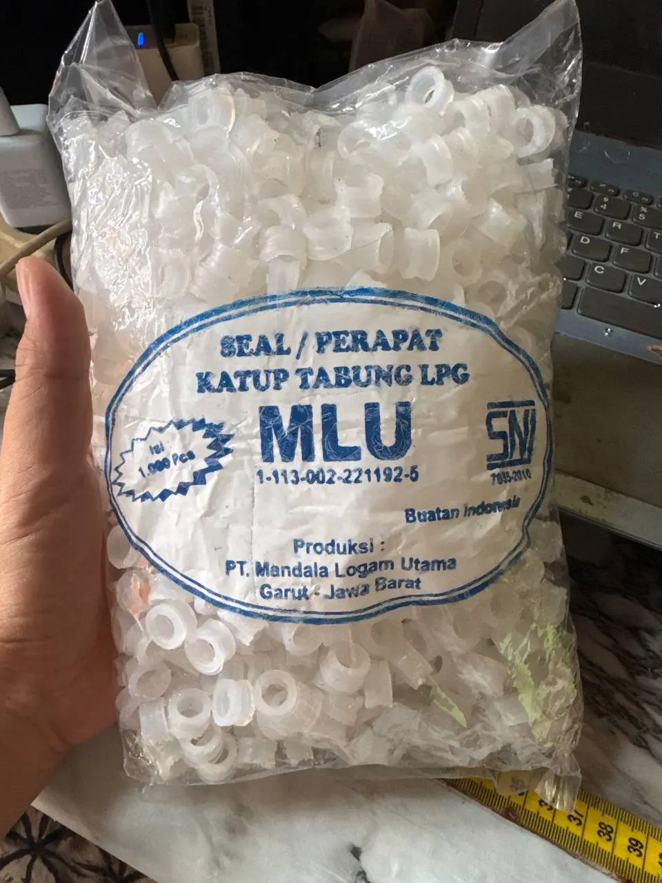 Karet Seal Putih Tabung Gas Elpiji 3 kg 12 kg 5,5 kg / Karet LPG Tebal Silikon / SNI /Anti Bocor / Mencegah Kebocoran LPG