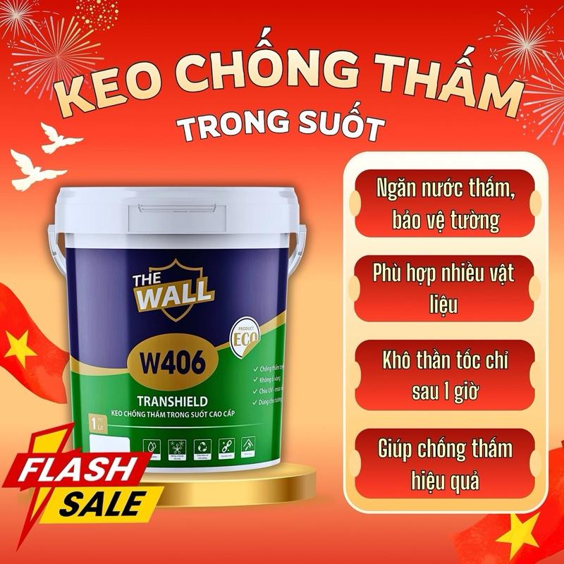 [Tặng kèm chổi quét] Keo chống thấm nước Trong suốt - An Tường Shop