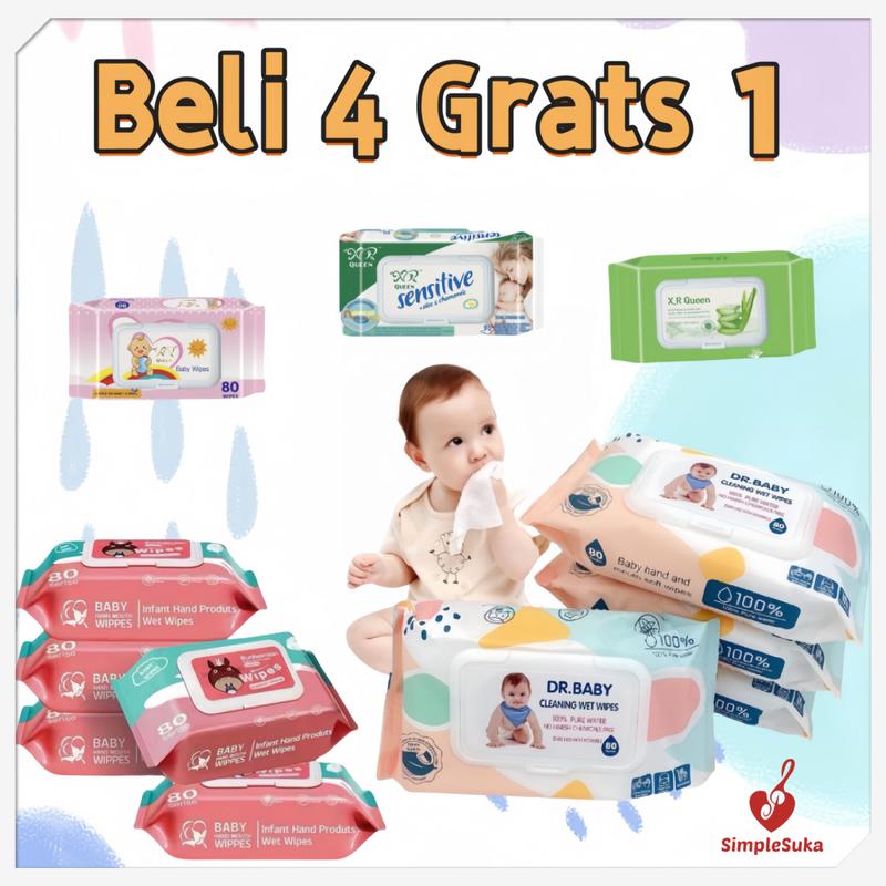 promo beli4 grats1 | tissue wipes tisu basah bayi newborn popok wetwipes perlengkapan Parfum Pewangi &  90s Lamer ,DR BaBy 0