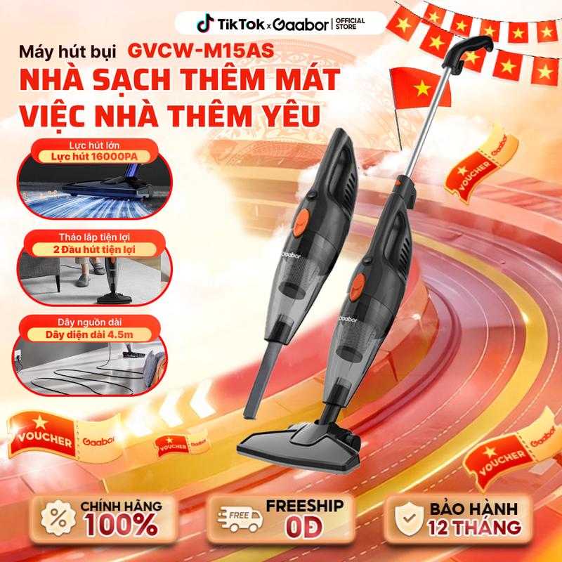 Máy hút bụi cầm tay Gaabor GVCW-M15AS lực hút và gió mạnh 16000Pa Công suất lớn 650W ngắt khi nóng kèm 2 đầu hút đa năng hút sàn hút khe và 1 lõi lọc hepa Làm Sạch may hut bui gia dinh may hut bui gaabor steamcleaner steam cleaner hetty vacuum cleaner