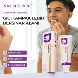 Kreain  Nature Pasta Gigi Yang Bersih Dan Menenangkan, Perawatan Lembut, Segar Dan Tahan Lama