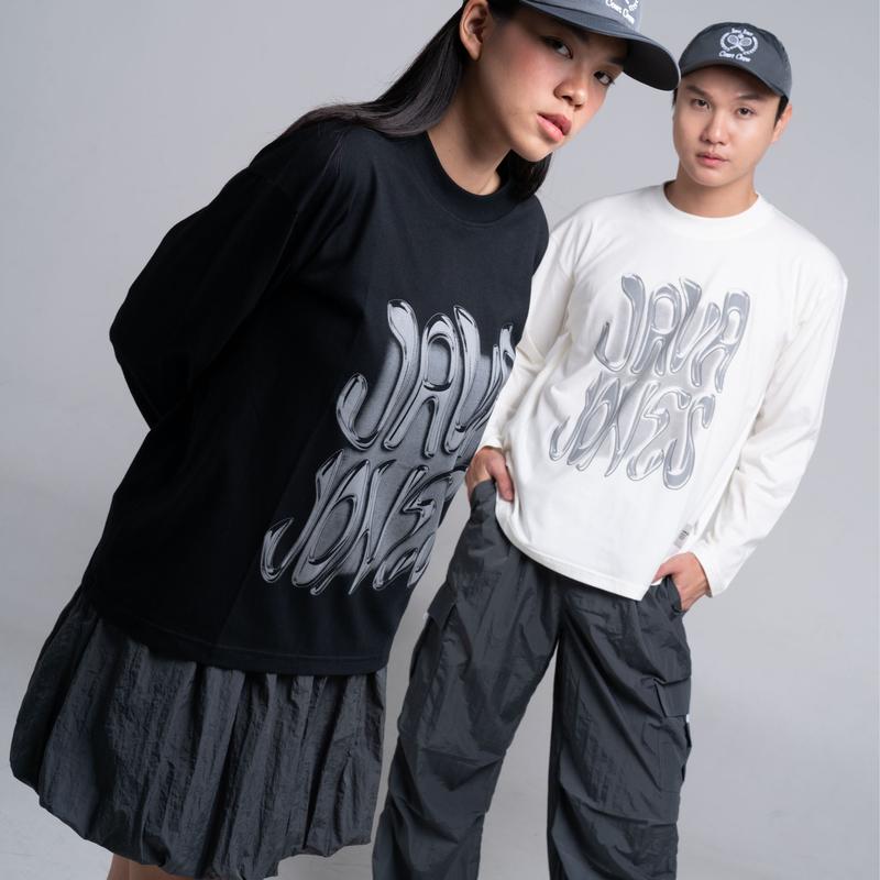 JAVAJONES Boxy Crop Tee Timo Longsleeve 6