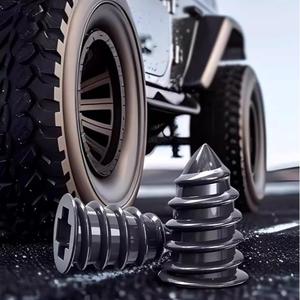 タイヤ修理用ボルトプラグ、DIY対応のタイヤ修理用真空ゴムパッチセット、自動車／オートバイ／トラック／トラクター向けの迅速なタイヤ修理用品