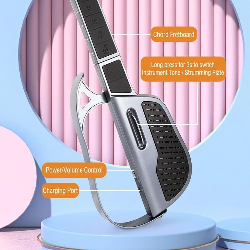 Đồ chơi đàn guitar điện tử thông minh có thể gập lại dành cho người mới bắt đầu…