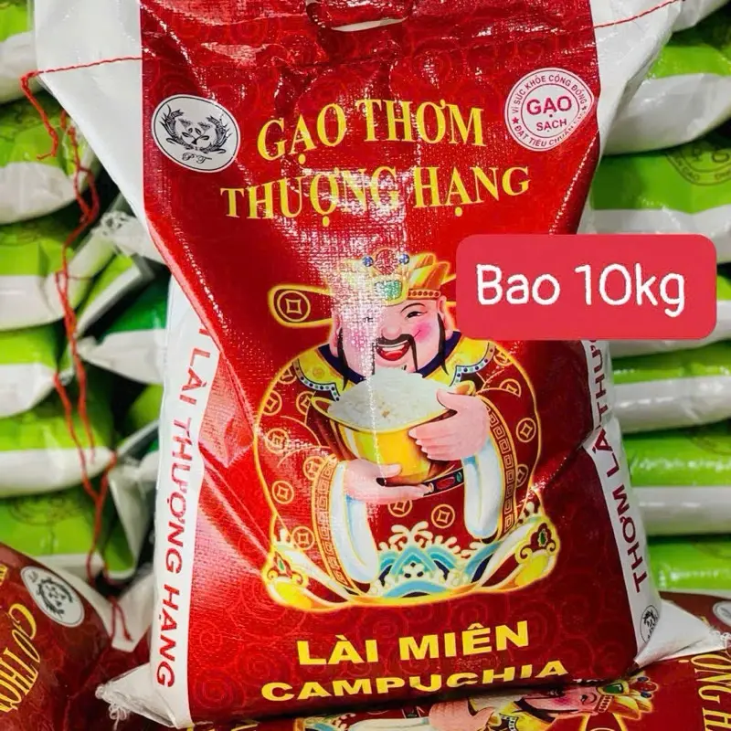 Gạo lài miên campuchia bao 10kg