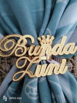 Product Review of Ring Hijab Ukir Nama Cantik Muslim Peniti  Kerudung from y**n 0