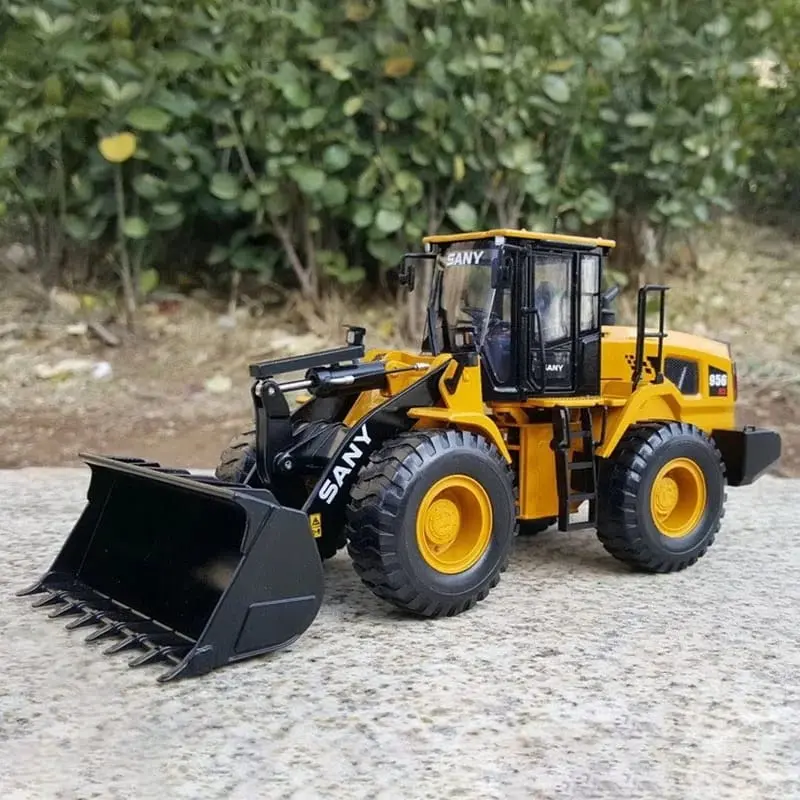 Huina 1813 Diecast Wheel Loader Construction Car Scale 1:60 Alloy