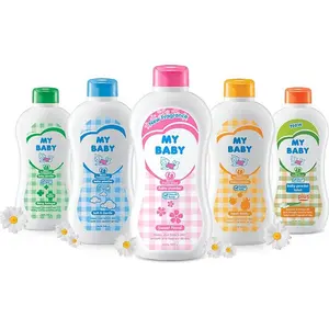 MY BABY Powder - Bedak Bayi Wangi dengan Aroma Buah Segar untuk Kulit Lembut dan Nyaman - 50g/100g/150g - Lavender Oil, Chamomile, Pro-Vitamin B5, Vitamin E