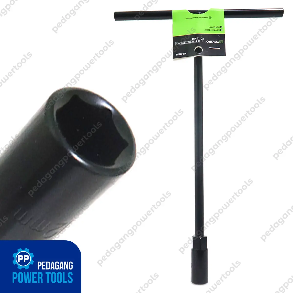 TEKIRO KUNCI SOK T HITAM 12 MM - KUNCI T SOCK SOCKET WRENCH WR-TT0236