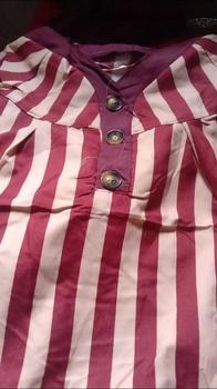 Product Review of SETELAN SALUR LD 110 120 130CM XL XXL SETELAN KATUN RAYON TWILL 116554 - SET MOTIF SALUR WANITA jumbo soft peach murah Baju Celana Kancing from i**h 0