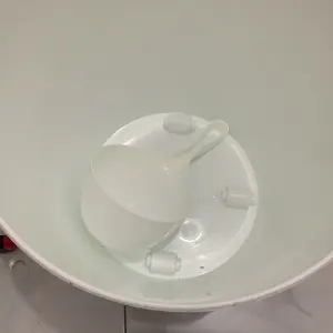 Pot Ember Plastik Roda 50 D-40 Mewah Model Keramik Polos Bahan Tebal Cocok Untuk Bak Mandi Toilet