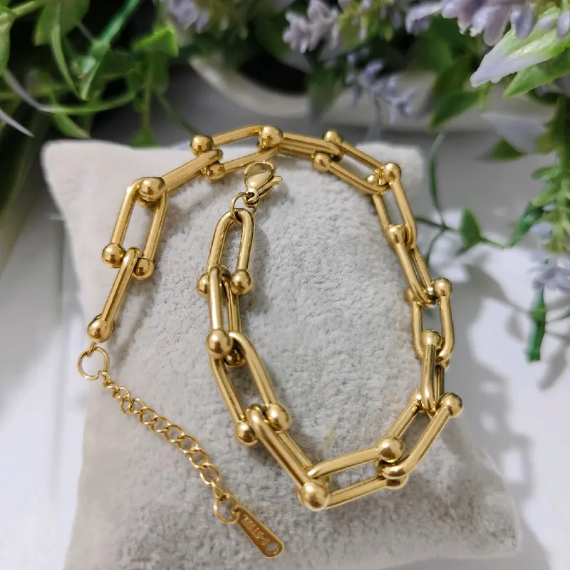Kode 01-50 Motif Gelang Rantai Titanium 0