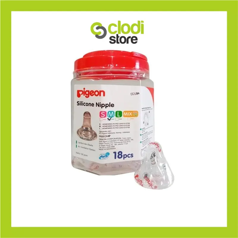 Dot silicone Nipple Pigeon Nipple Toples / Silicone Standard Eco BPA FREE Nipple AVS Empeng 0