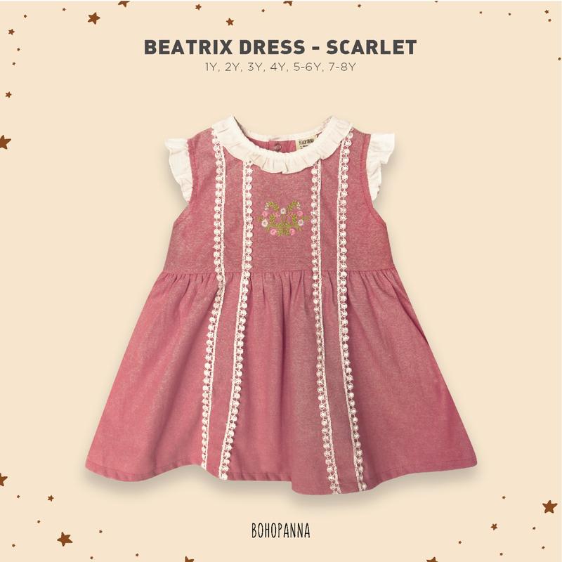 BOHOPANNA - BEATRIX DRESS - Dress Anak Perempuan 5