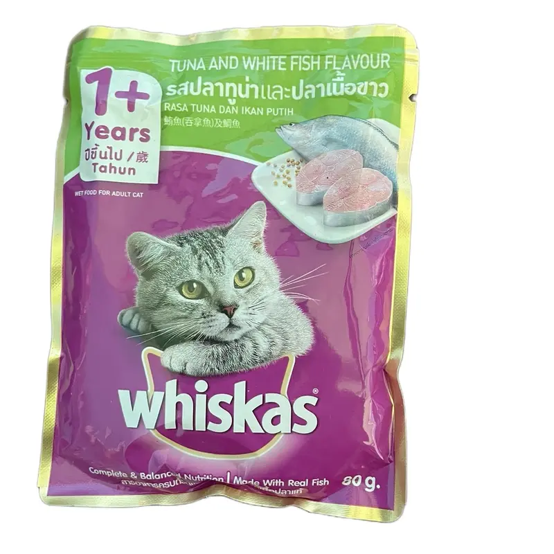 Makanan basah kucing Whiskas 0