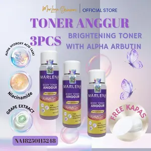 HEMAT TONER ANGGUR ARBUTIN  STRONG FREE KAPAS