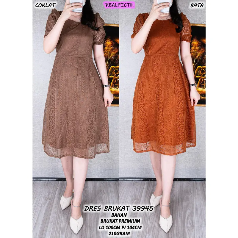 DRES BRUKAT 39945 #FASHIONVVIP 0