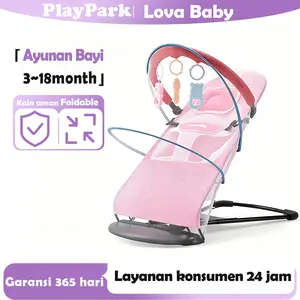 【Bawalah selimut】Ayunan Bayi Foldable 3~18month Baby Balance Chair Rocker Bouncer Chair Buai Lantai Bouncer Baby Infant Seat Tempat Tidur Bayi Goyang Bouncher Bayi Kursi Ayunan Bayi Lipat