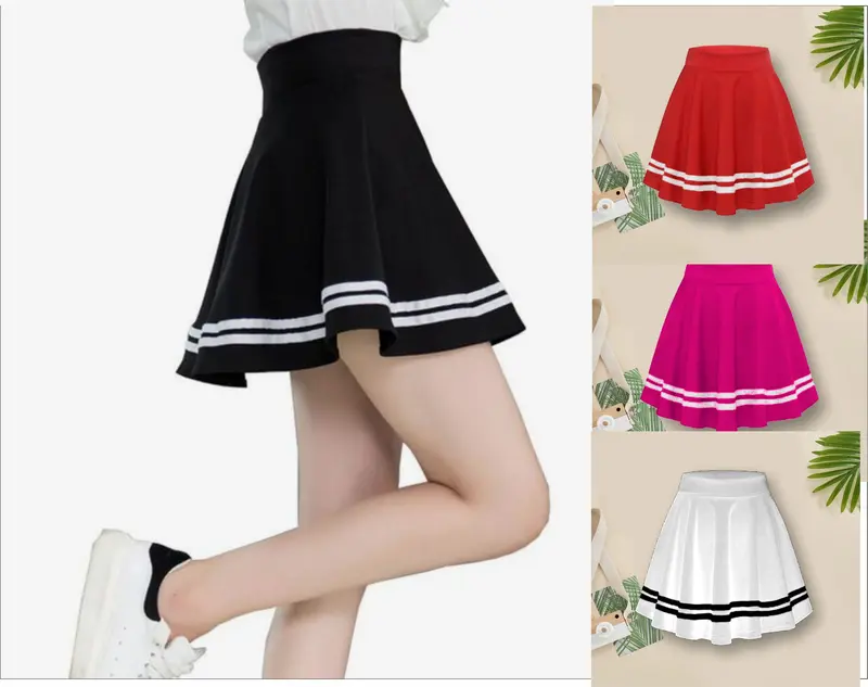 ROK KOREA LIST DEWASA BAHAN SCUBA PREMIUM NYAMAN MELAR TEBAL ANTI LUNTUR Pendek Hitam Casual 1