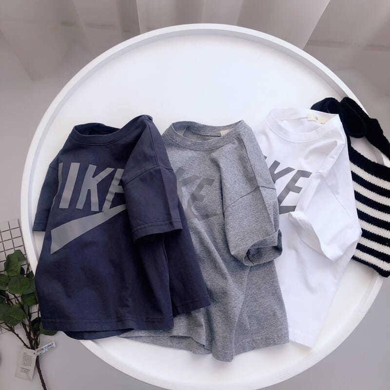 Product Introduction of Boys Summer Trendy T-shirt Top Short sleeved Loose Pullover Versatile Thin Breathable Unisex Clothes Trendy softjeansbaby 5