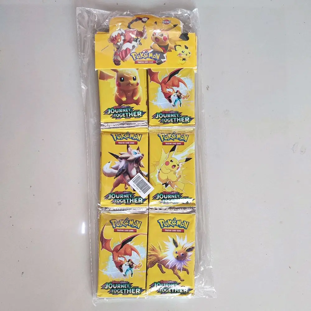 Paket 36 Sachet Kartu Foil Pokemon Import Jouney Together Kartu Trading Mainan Anak