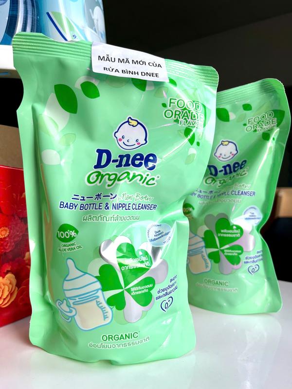 Túi Nước Rửa Bình Sữa Cho Bé Dnee Thái Lan Dung Tích 550ml