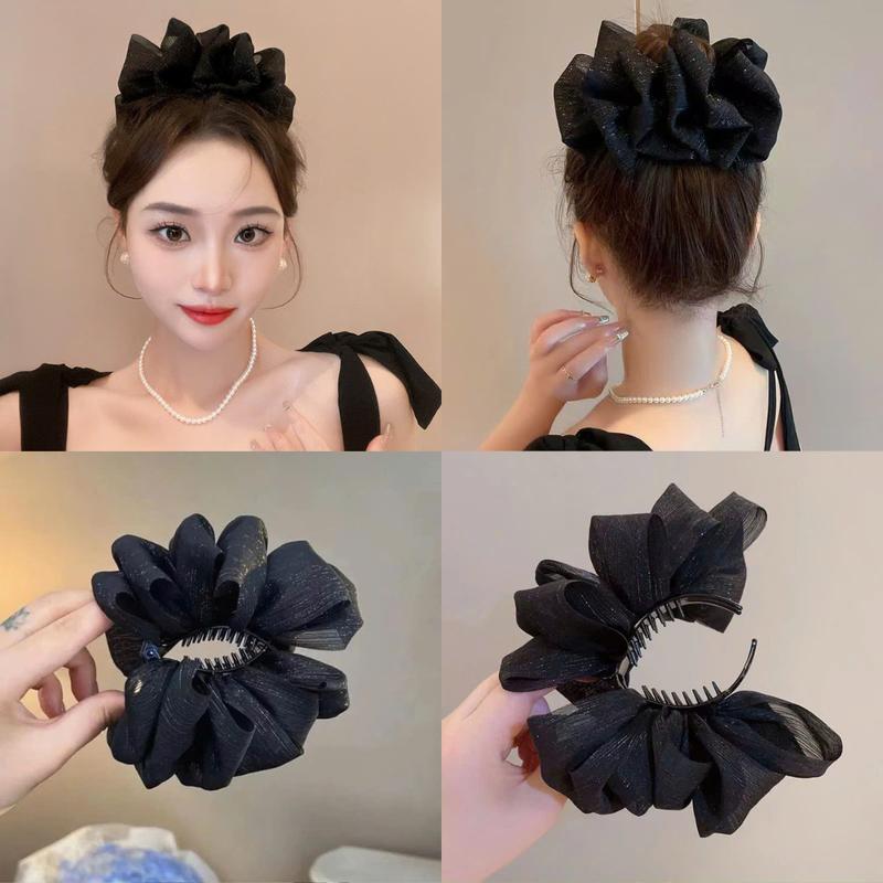 [MUA 1 TẶNG 1] Kẹp Tóc Càng Cua Bong Bóng Lớn Phụ Kiện Thời Trang Cho Nữ Phong Cách Hàn Quốc 2025