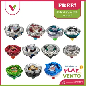 VENTO Mainan Anak Gasing versi BX Kualitas Terjamin Pengiriman Aman Bergaransi Free Kertas Kado & Kartu Ucapan Vento Toys