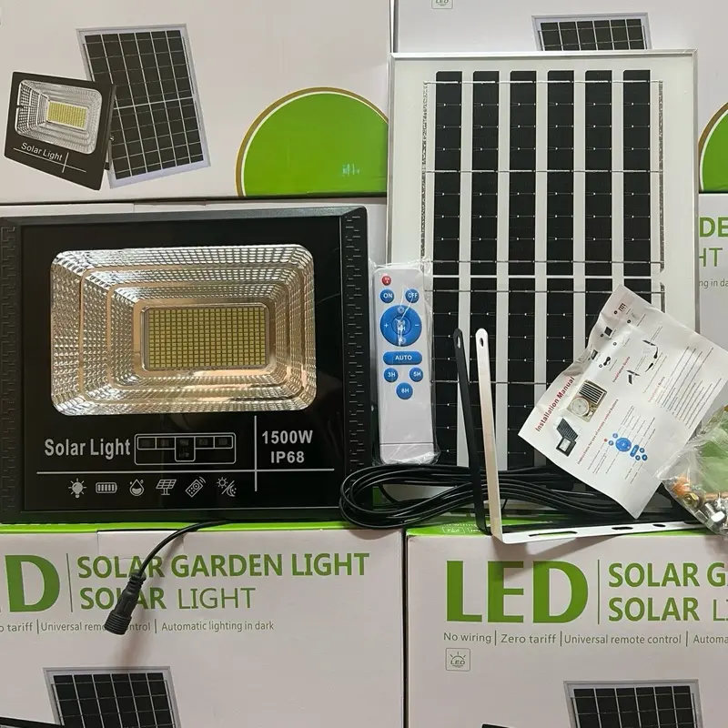 Bộ Đèn năng lượng mặt trời công suất 1500w phân khúc giá rẻ bảo hành 2 năm