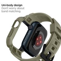 Gambar Case Strap for Apple Watch Series 10 46mm/42mm Spigen Rugged Armor Pro Carbon Anti Shock Casing iwatch - Black, 46mm dari Spigen Indonesia Kota Administrasi Jakarta Barat 5 Tokopedia