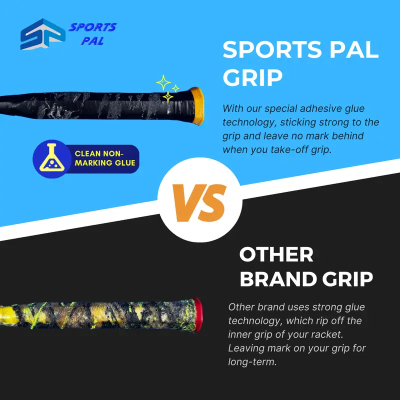 Sportspal Microfiber Grip Badminton | ACCU-POWER GRIP | Grip Handuk | Grip Racket | 100% Microfiber Murni 3