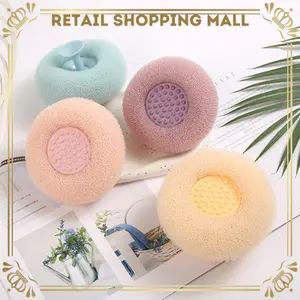 RSM Spons Mandi Jaring Lembut Bulat Tebal Halus Scrubber Shower