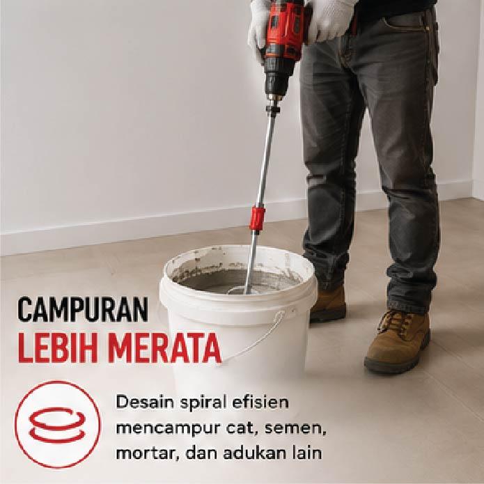 Gambar Pengaduk Cat Besi Zehn 12x60cm ZTC-21 - Paint Mixer Pvc dari Mitra10 Kab. Tangerang Tokopedia