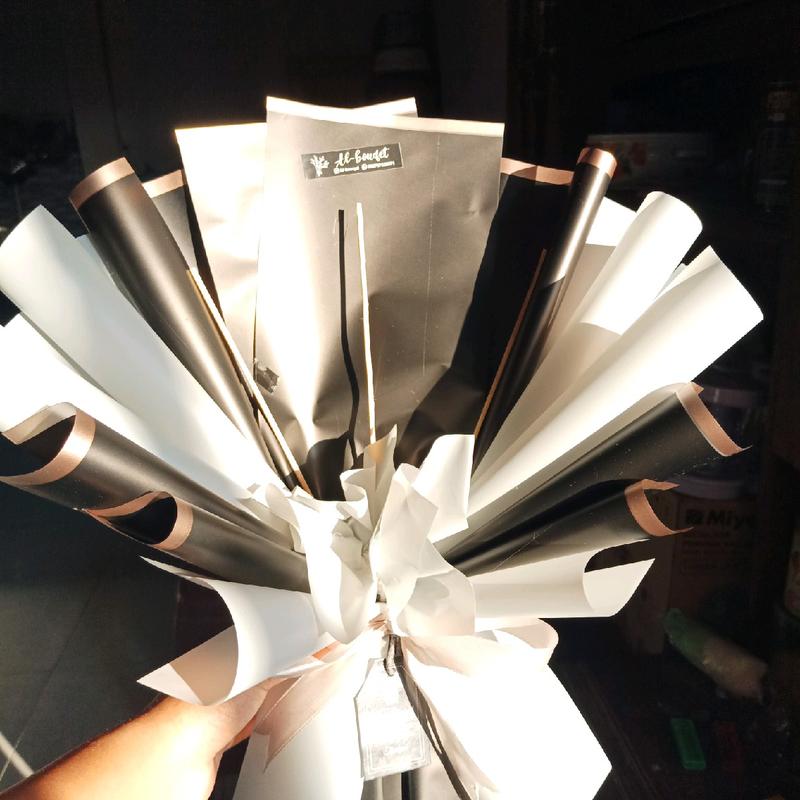 Buket kosongan //buket kosongan murah //buket kosongan hadiah wisuda //buket ultah buket kosongan bisa costum warna Bunga 3
