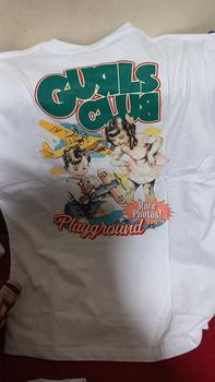 Product Review of Gurls Club Long Sleeve - Playground | Katun Combed Distro Kaos Nyaman Panjang Putih Sablon Baju Tangan T-Shirt Hitam Pendek Polos Santai Rib from s**e 1