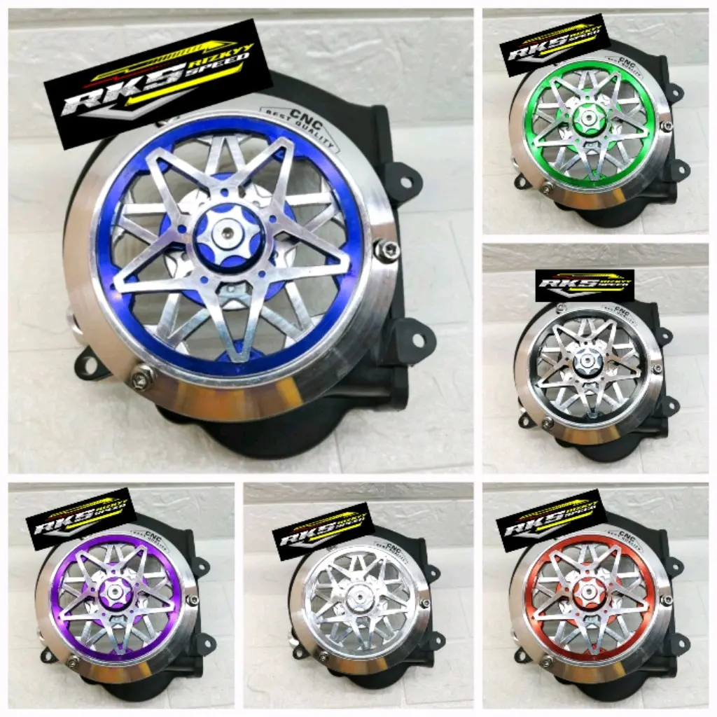 cover kipas mesin set spiner motif bintang beat fi Scoopy beat street beat karbu Motorcycle