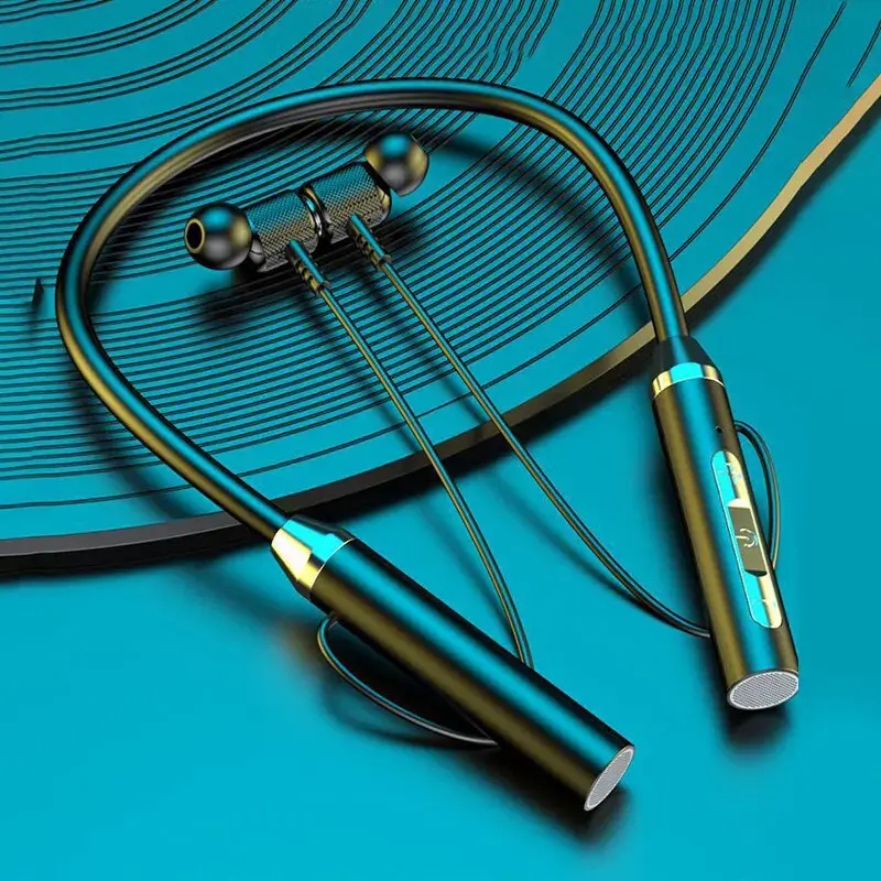 G01 Neck Hanging Bluetooth Wireless Headset Waterproof Sports Binaural In Ear Super Long Standby Battery Life