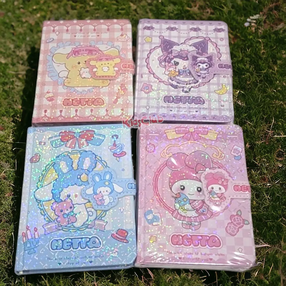 Note Book Kilap Catatan Sanrio Kuromi Purin Melody Cinamoroll File Macam Variasi model kertas
