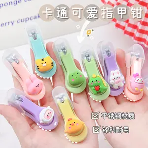 Gunting Kuku Mini Aesthetic | Pemotong Kuku Karakter Lucu | Jepit Kuku Anak Bayi Import Cute Cartoon Nail Clippers