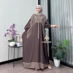 Kaftan Motif Noora Rayon Tebal Jumbo Ld 180 cm