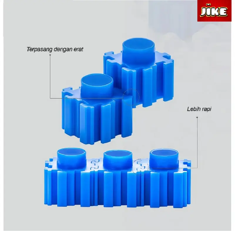 JiKE Nano Blocks BIG/JUMBO God Of Wealth Cai Shen Ye, Mainan Blok Susun Besar/Jumbo Dewa Rejeki 3