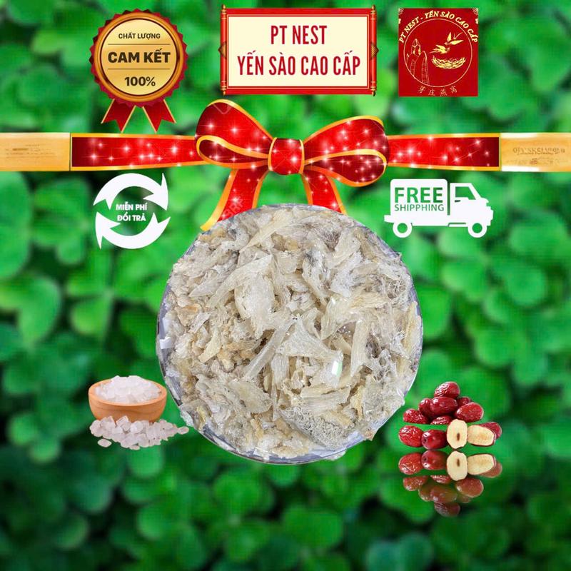 yến sào PT NEST yến sào vụn thô tặng túi, táo, đường, nhíp