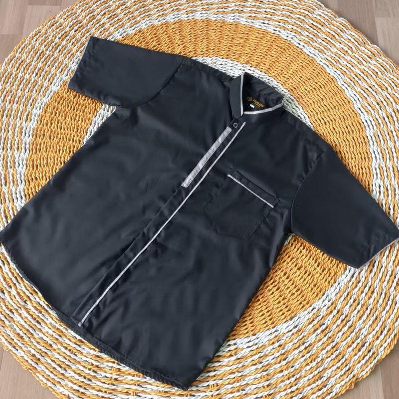 kemeja koko pria dewasa lengan pendek katun toyobo premium baju koko muslim terbaru