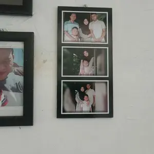 CETAK FOTO KOLASE UKURAN 15X30 ISI 3 FOTO + BINGKAI || MEDIA PAPAN MDF TIDAK MUDAH LUNTUR