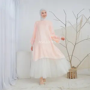 Medina Set Baju kurung malay viscos semisutera | Abaya Malay | Set Kondangan resmi formal | Baju kurung set Rok | Baju kurung set celana Setelan Wanita Renda