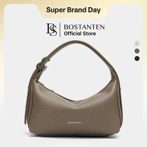 [Gianna Bag] BOSTANTEN Tas Wanita 3 in1 Underarm Bag Shoulder Bag Sling Bag TasSelempang Wanita Tas Simple Jalan Jalan KerjaKuliah Kulit Sintetis