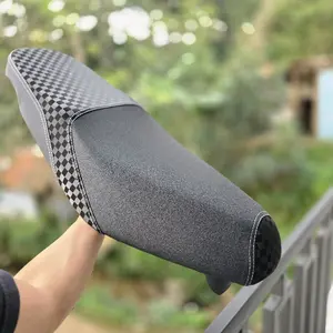 CUCI GUDANG sarung kulit jok motor mio soul model catur  sudah jahitan tenggah new series